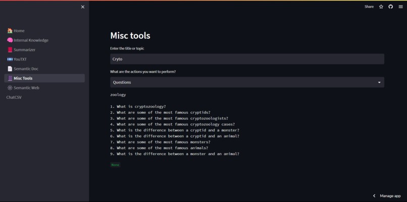 AI4QE – screenshot 1