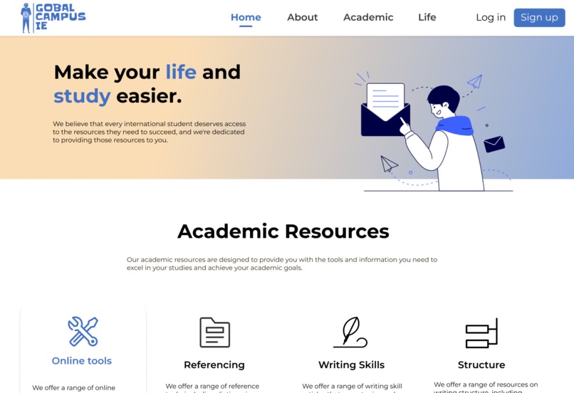 GlobalCampusIE – screenshot 1