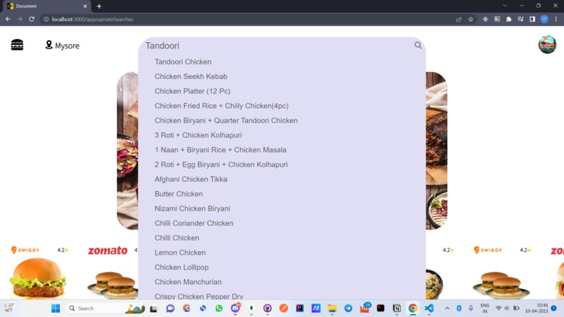 Easy Food Comparision Website – screenshot 4