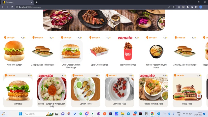 Easy Food Comparision Website – screenshot 5