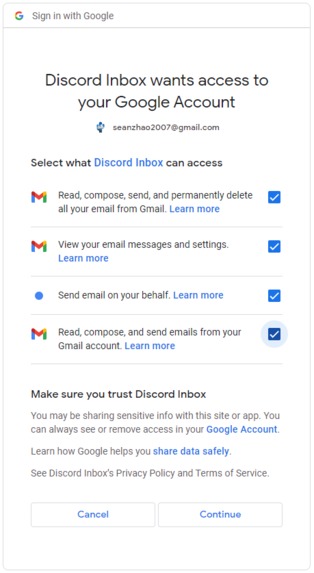 Inbot – screenshot 5