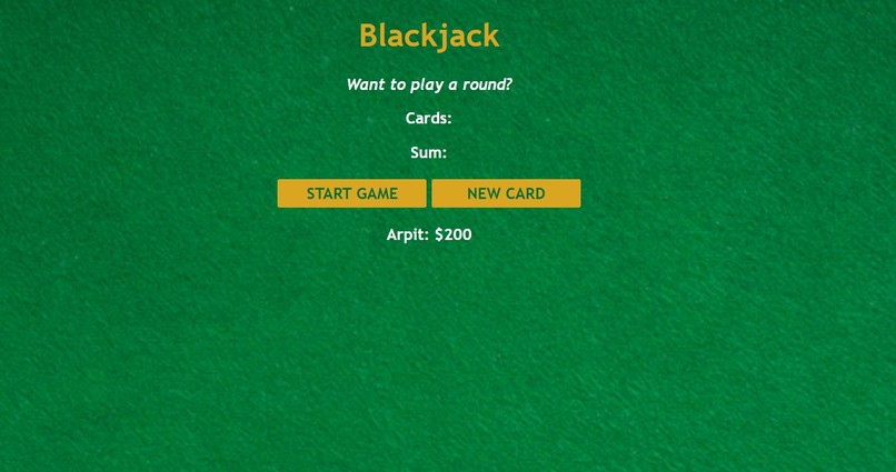 Blackjack Game – screenshot 1