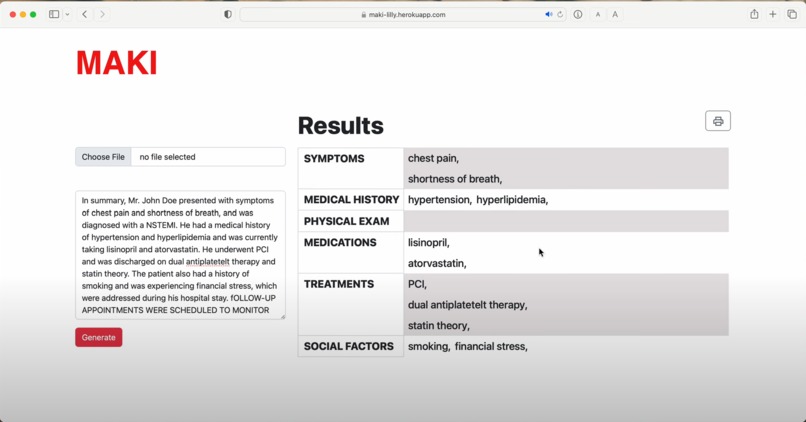 MAKI – screenshot 2