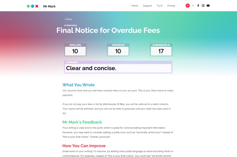 Mr Mark - Your AI English Tutor – screenshot 2
