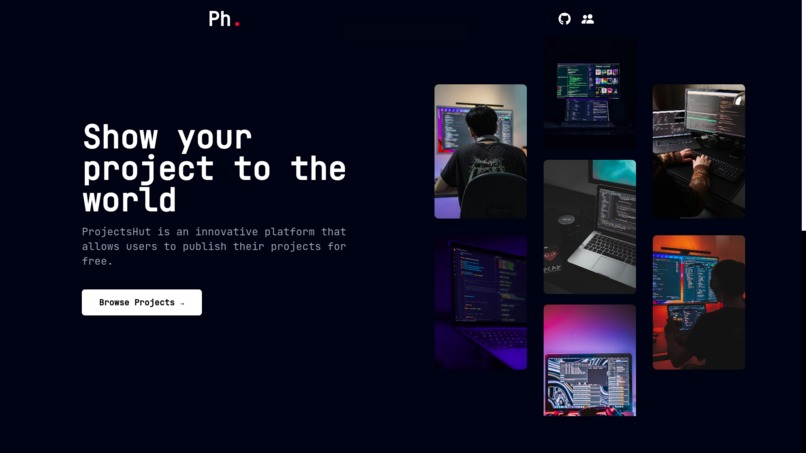 ProjectsHut – screenshot 1