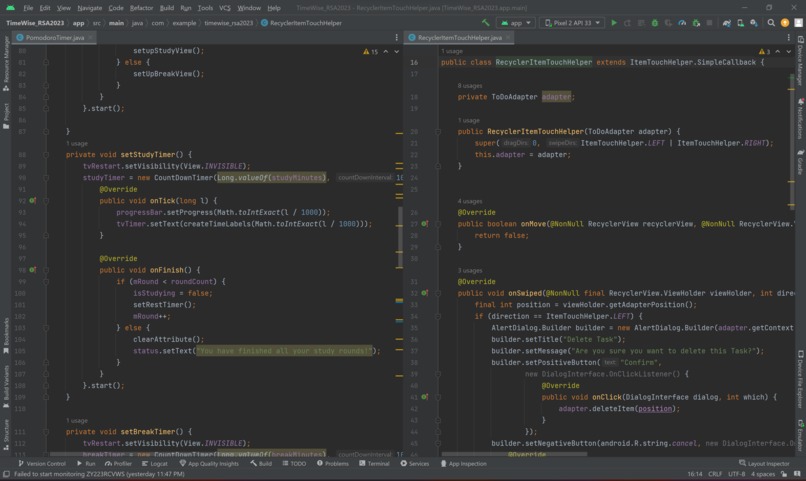 TimeWise – screenshot 2