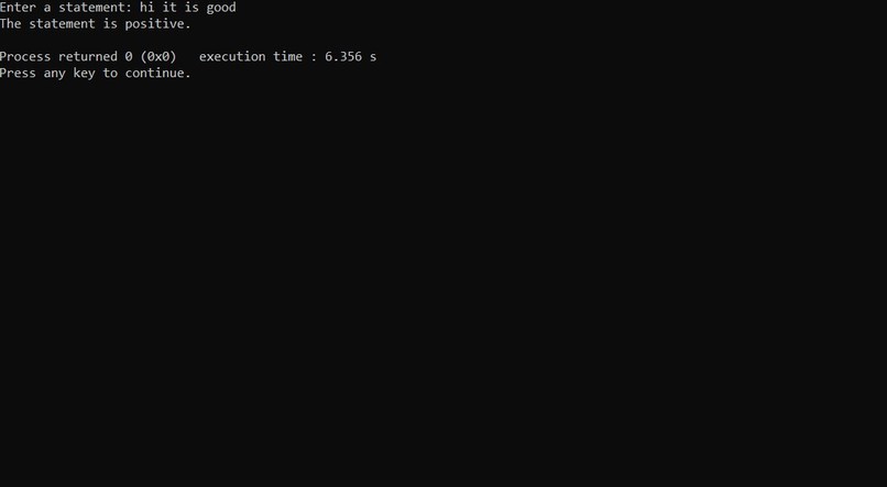 Sentimental analysis AI – screenshot 1