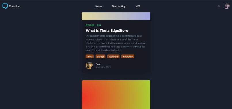 ThetaPost – screenshot 1