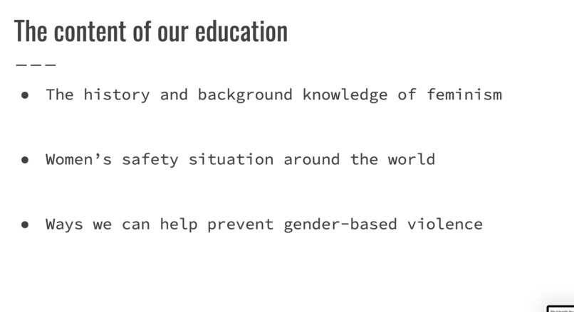 Women's Safety in Educating Environment – screenshot 9