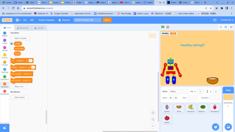 Eating Healthy – screenshot 1