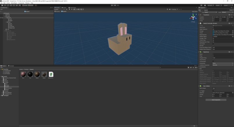 Enviroments in Action: Bunny and Fox Interactions – screenshot 4