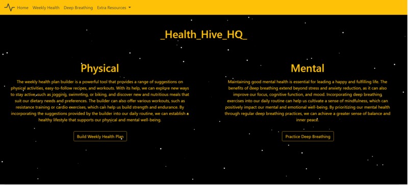 HealthHiveHQ – screenshot 1