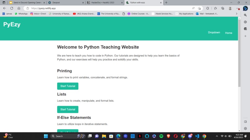 PyEzy – screenshot 1