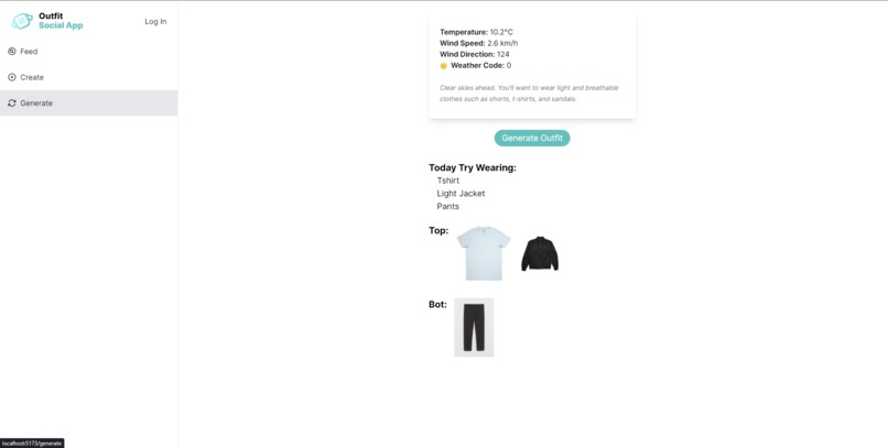 Outfit Social App – screenshot 3