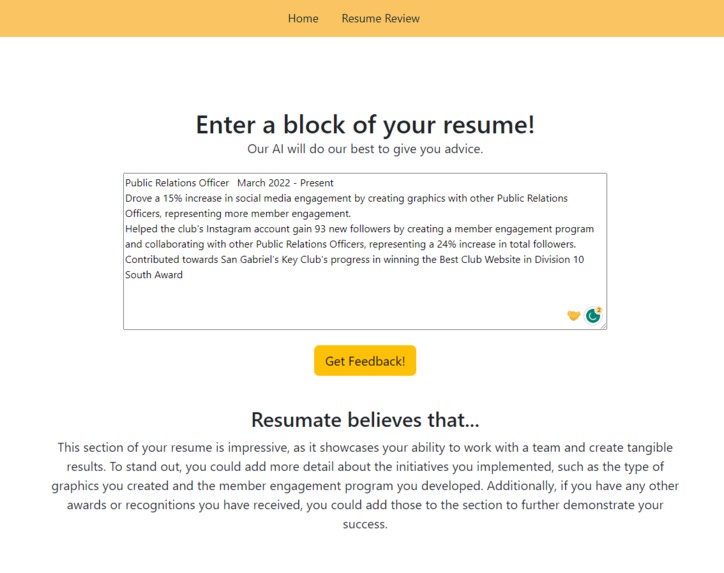 Resumate – screenshot 5