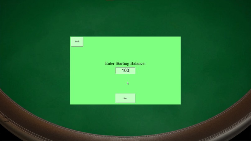 Blackjack Card Game – screenshot 1