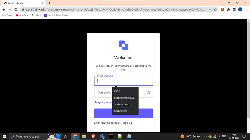 chatting-app – screenshot 3