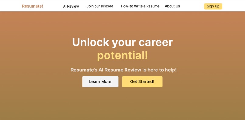 Resumate – screenshot 1