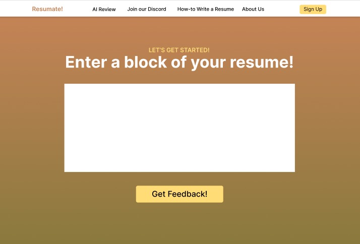 Resumate – screenshot 2