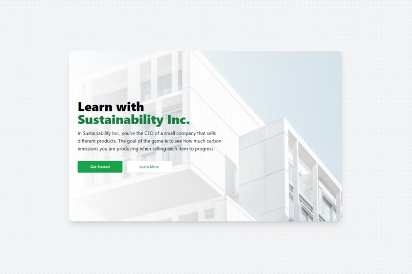 Sustainability Inc. – screenshot 1