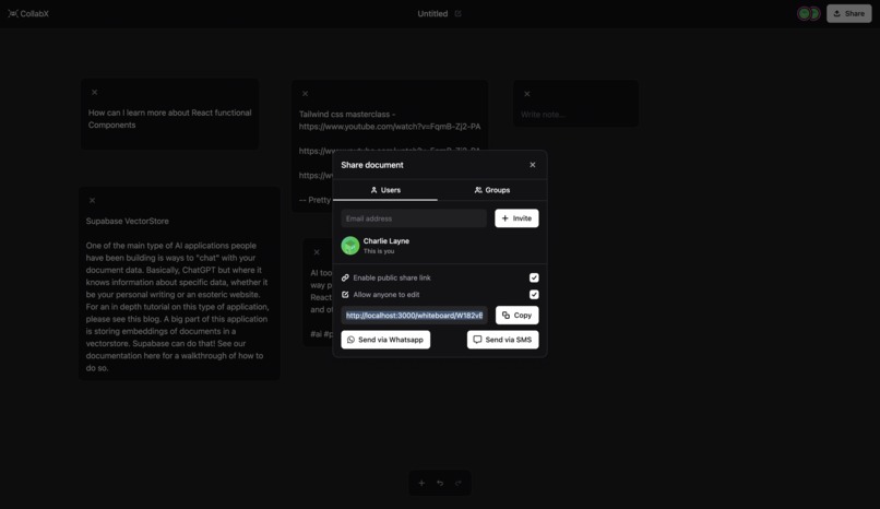 CollabX – screenshot 4