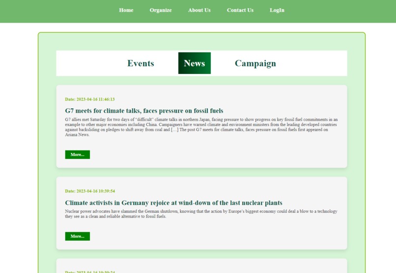 Awareness App – screenshot 1