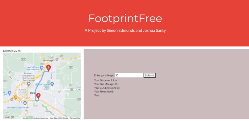 FootprintFree – screenshot 1