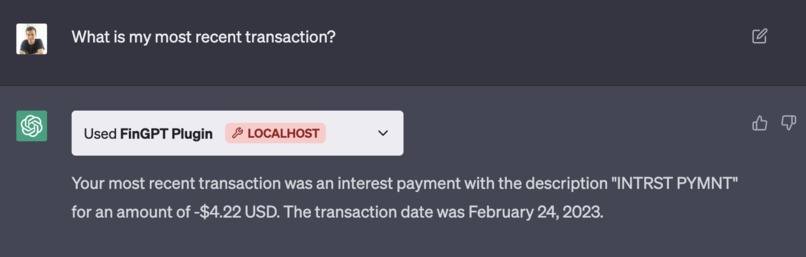 FinGPT Plugin – screenshot 3