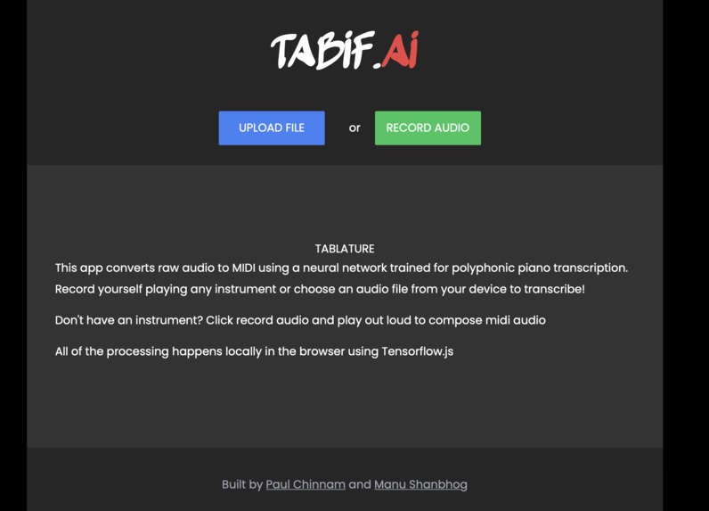 Tabifai – screenshot 1