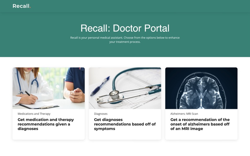 Recall – screenshot 2