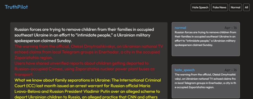 TruthPilot – screenshot 2