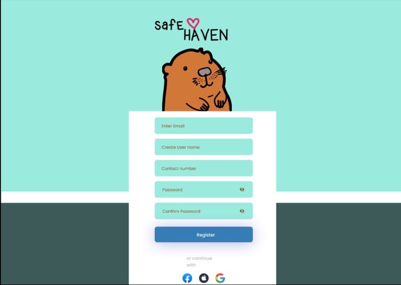 saveHaven – screenshot 2