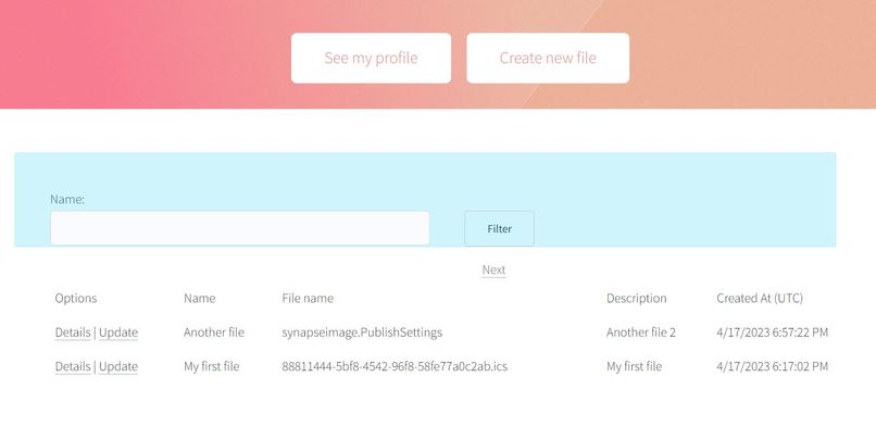 HFiles – screenshot 4