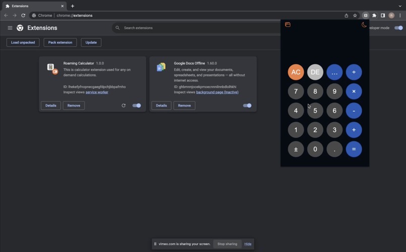 Roaming Calculator – screenshot 1