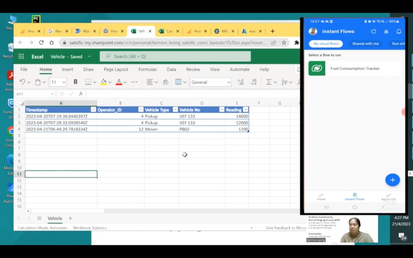 PTP Fuel Consumption Management Solution – screenshot 5