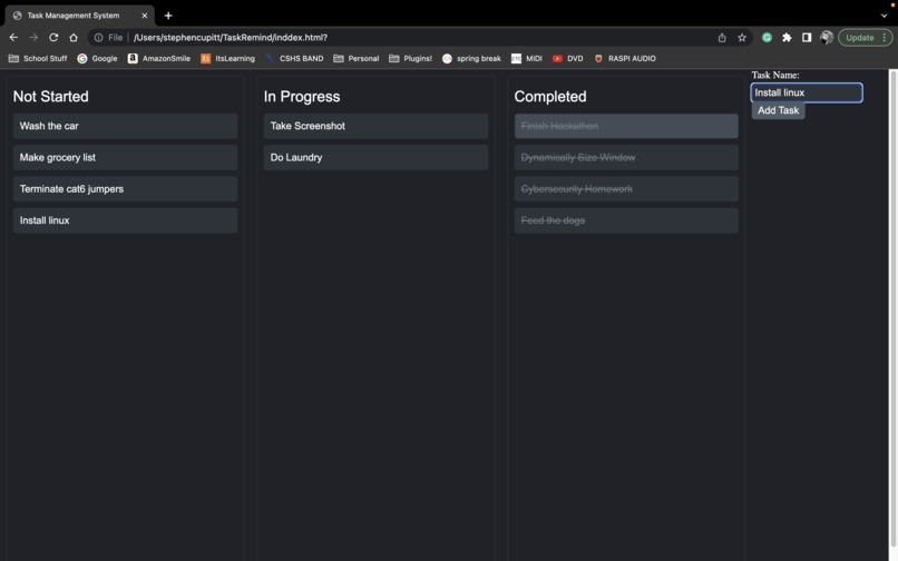 TaskRemind – screenshot 1