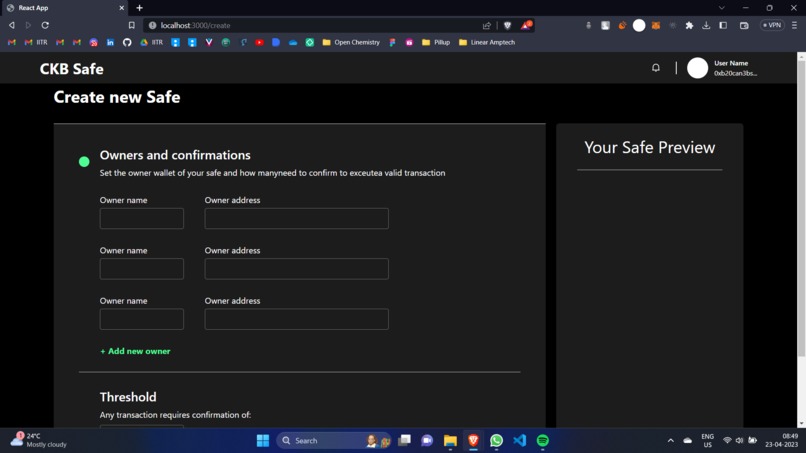 CKBSafe – screenshot 2