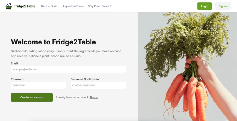 Fridge2Table – screenshot 4