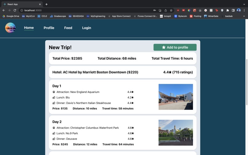 budgetTrip – screenshot 3