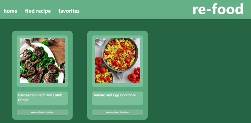 re-food – screenshot 2