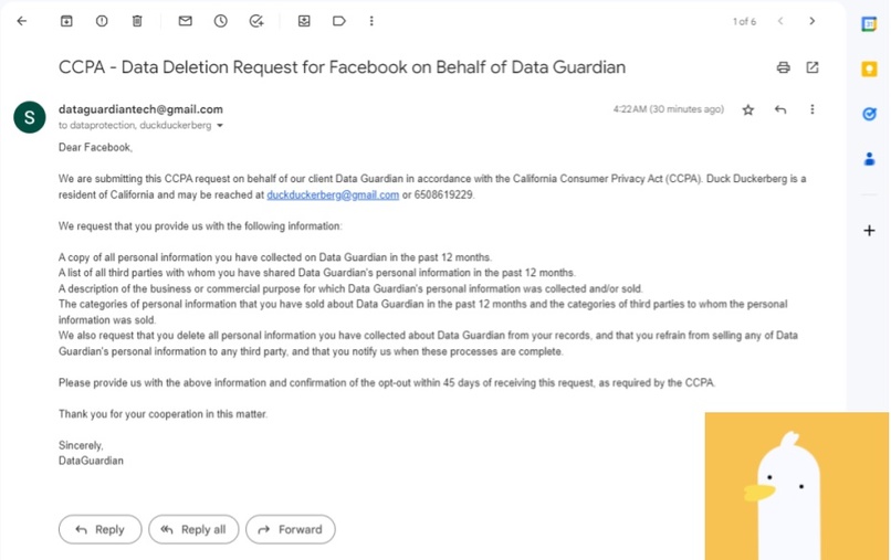 DataGuardian – screenshot 2