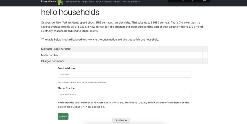 EnergySavvy – screenshot 3