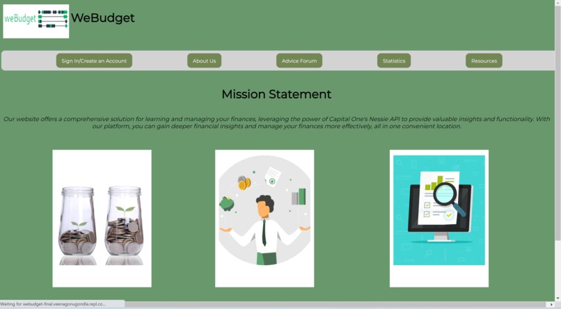 weBudget – screenshot 1