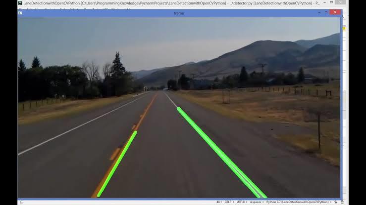LANE LINE DETECTION  – screenshot 1