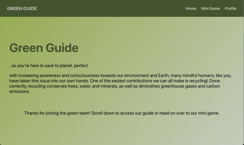 Green Guide – screenshot 1
