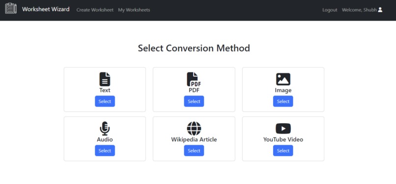 Worksheet Wizard – screenshot 1