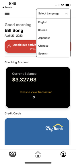 MyBank – screenshot 3