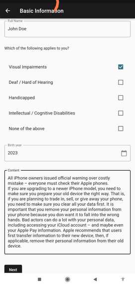 Inclusion – screenshot 3