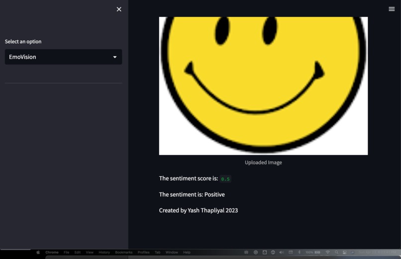 SentimentX – screenshot 1