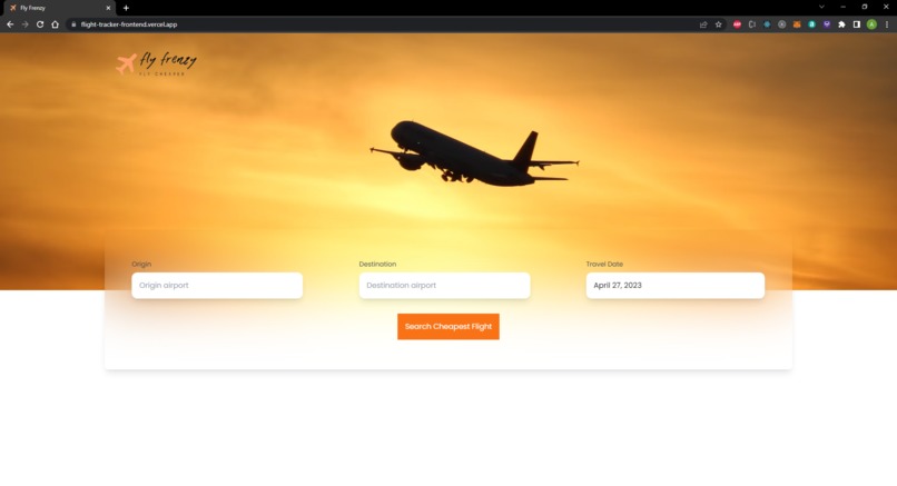 Fly Frenzy- Automated cheap flight fare tracker – screenshot 1